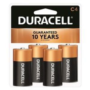 DURACELL BATTERY C 4PK
