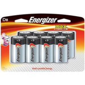 ENERGIZER BATTERY D 8PK