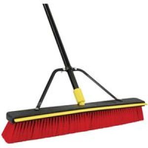 2 IN 1 PUSHBROOM W/SQUEEGEE
