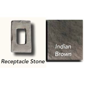 Canyon 8in Receptacle Indian Brown