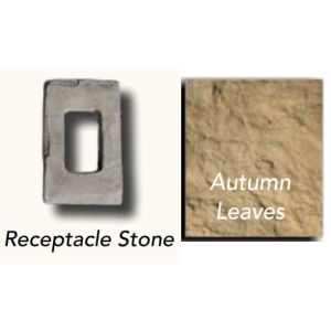 Canyon 8in Receptacle Autumn Leaves