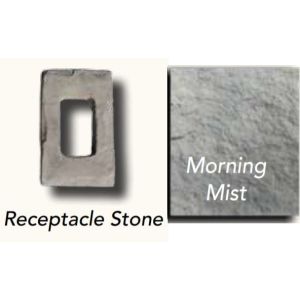 Canyon 8in Receptacle Morning Mist