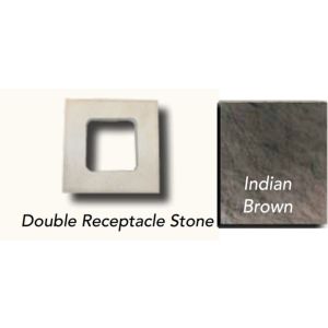 Canyon Double Receptacle Indian Brown