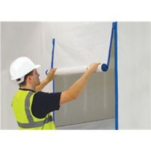 ZIP DOOR CLEAR TEMPORARY DOOR