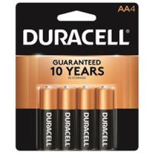 DURACELL BATTERY AA 4PK
