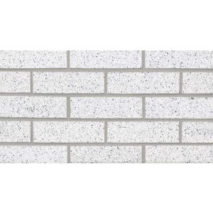 WHITE W/SPECK JUMBO 8" GLAZED QUION