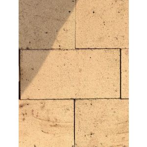 Buff Split Firebrick 8in x 4in x 1-1/4in