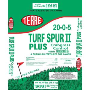 40lb TURFSPUR II & CRABGRASS 20-0-5 25%