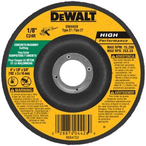4"x 1/8 Cutting Wheel