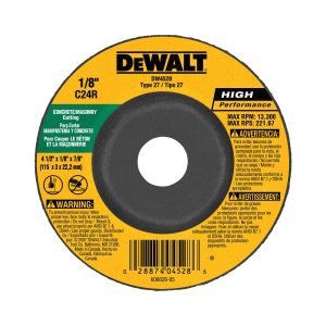 4-1/2" Cut Off Wheel