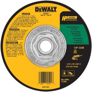 4-1/2" x 1/8" x 5/8 "-11 Cutting Wheel