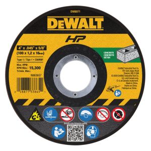4" Concrete/Masonry Wheel