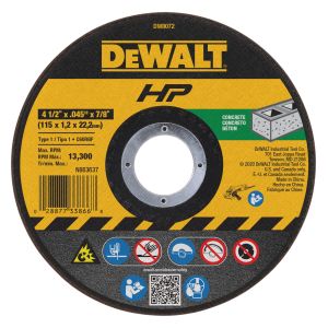 4 x 1/2" Concrete/Masonry Wheel
