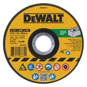 4-1/2" Masonry Cut-Off Wheel