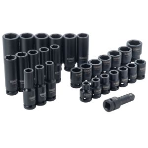 30 Piece 1/2" Drive Impact Set