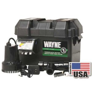 WAYNE 1/4HP SUMP PUMP BACKUP SYSTEM