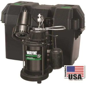 WAYNE 1/3HP SUMP PUMP/BACK UP SYSTEM