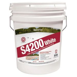 GACO S4200 SILICONE WHT 5GAL
