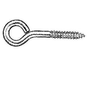 1/4IN X 3-3/4IN LAG EYEBOLT
