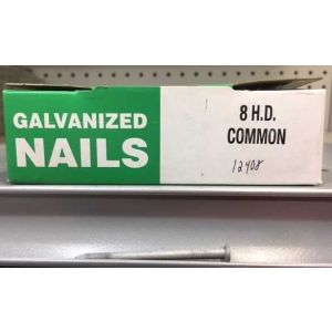 1# 8D(2-1/2) GALV. COMMON NAILS