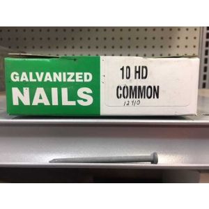 1# 10D (3) GALV. COMMON NAILS