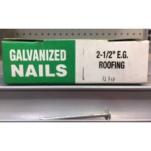 1# (2-1/2) EG ROOF NAILS