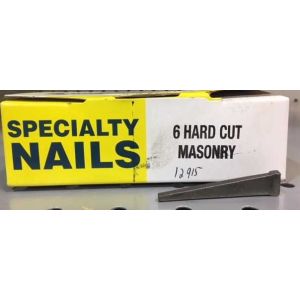 1# 6D (2) HARD CUT MASONRY NAILS