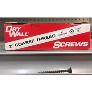1# (2) C.T. D/WALL SCREWS