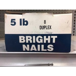 5# 8D(2-1/2) DUPLEX NAILS
