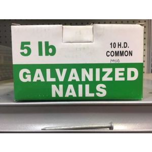 5# 10D(3) GALV. COMMON NAILS