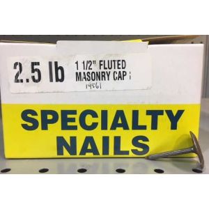 2.5# (1-1/2) MASONRY CAPS NAILS
