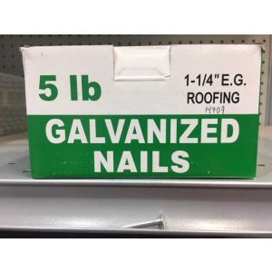 5# (1-1/4) EG ROOF NAILS