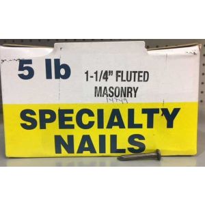 5# (1-1/4) MASONRY NAILS