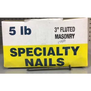 5# (3) MASONRY NAILS
