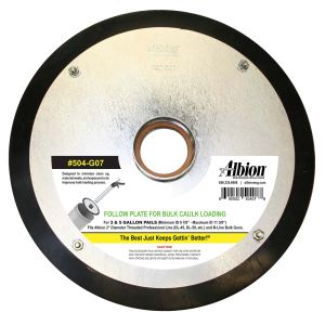 Threaded Follow Plate for 5 Gallon Pail