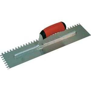 16in SQ Notch Trowel-1/4 X 3/8 X 1/4