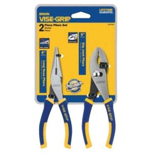 6IN SLIP JOINT &6IN LONG NOSE PLIERS SET