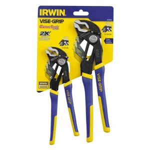 2 PC. GROOVELOCK PLIERS SET: GV8 GV10