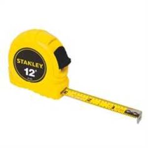 12FTX1/2IN YELLOW TAPE RULE