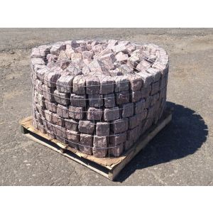 Pink Cube Belgian Block/Cobble Stone