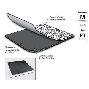 DYNATRED™ ROOF WALKWAY BLACK/WHITE GRAN.