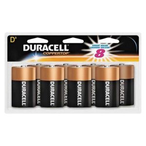 DURACELL BATTERY D 8PK