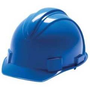 BLUE HARD HAT-RATCHET 6PT