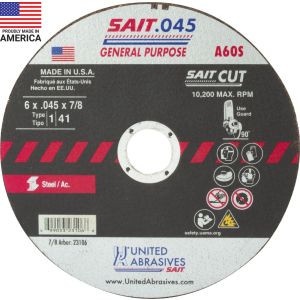A60S GP Cut-Off Wheels 6in x .045x 7/8