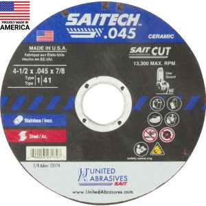 Performance Cut-Off Wheel 4 1/2x.045x7/8