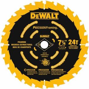 7-1/4in 24T Precision framing saw blade