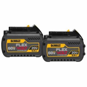 Flexvolt 20/60 Max Battery 6.0AH 2 Pack