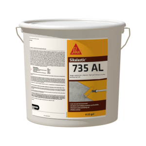 Sikalastic 735 AL Tan top coat 5 gal