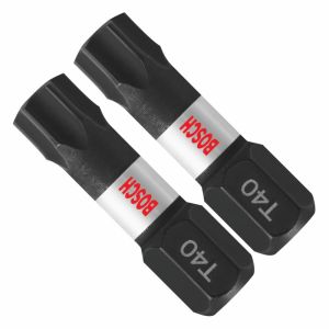 Impact Bit T40 1" 2pk